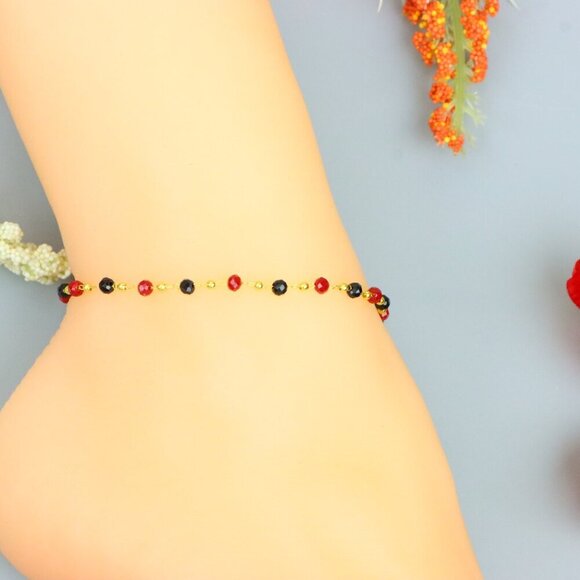 Handmade Anklet – A Stylish Choice for Women, Thoughtful Gift Idea, EVCH1508 - Picture 5 of 10